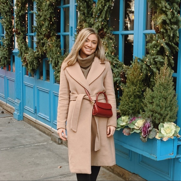 By Far red semi-patent leather mini tote - Picture 5 of 5